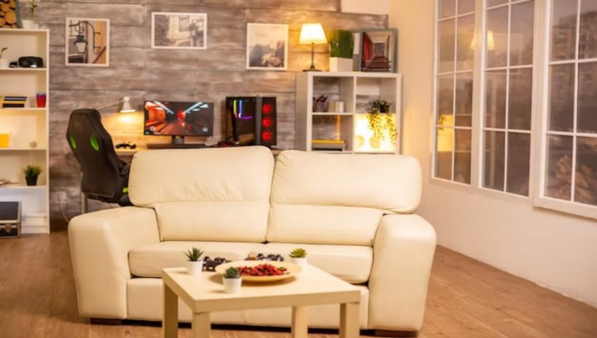 Living Room With Sectional
