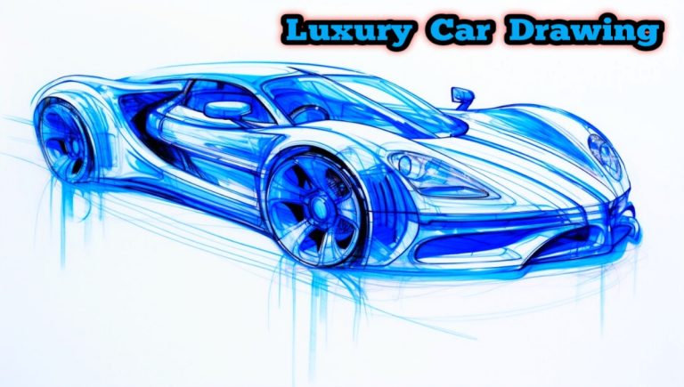 Luxury Car Drawing Step by Step