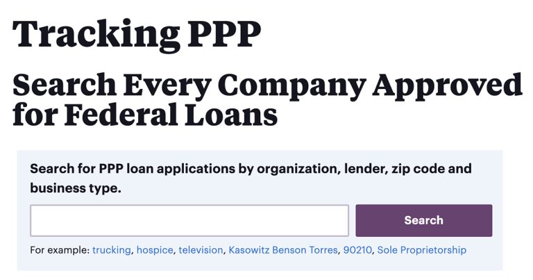 Ppp Loan Lookup California